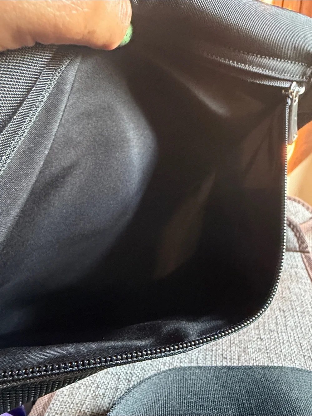 Calvin Klein Black Nylon Messenger Crossbody Bag